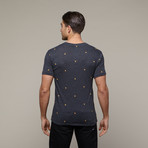 Basic Crew // True Vintage Black + Peach (XL)