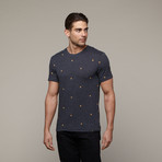 Basic Crew // True Vintage Black + Peach (XL)