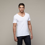 Organic V-Neck // Earth White (M)