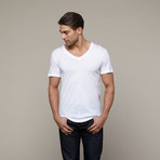 Organic V-Neck // Earth White (M)