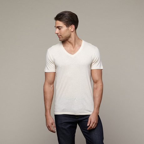 Organic V-Neck // Earth Natural (S)