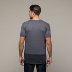 Eco-Splash Shirttail Tee // Splash Ebony (M)