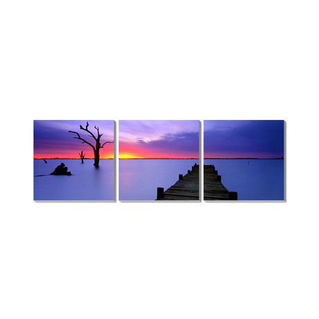 Lake Charm Sunset I (16" x 48")