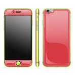 Glow Gel Combo for iPhone 6 // Rebel Red & Neon Yellow