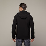 Dewspo Softshell Jacket + Detachable Hood // Black (XL)