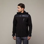 Dewspo Softshell Jacket + Detachable Hood // Black (XL)