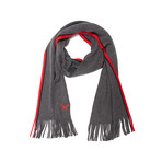 Merino Wool Scarf // Charcoal Edge