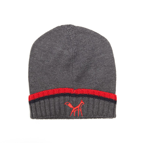 Merino Wool Beanie // Charcoal Edge