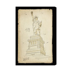 Statue of Liberty // 1875 (16"L x 24"W)