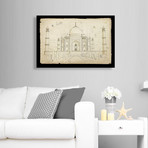 Taj Mahal // 1648 (24"L x 16"W)