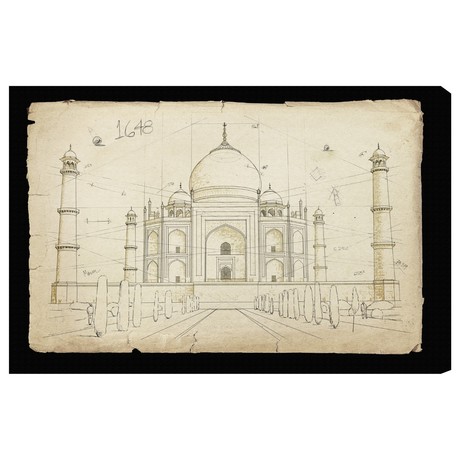 Taj Mahal // 1648 (24"L x 16"W)