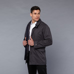 Signature Car Coat // Charcoal (M)