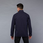 British Motorcycle Jacket // Navy (L)