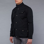 British Motorcycle Jacket // Black (M)