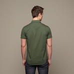 Banks Button Down Shirt // Combat (L)