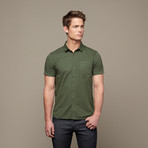 Banks Button Down Shirt // Combat (L)