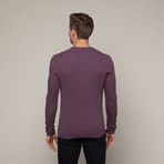 Waffle Long Sleeve Basic // Dark Wine (2XL)