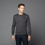 Versace // Wool Crew Neck Sweater // Charcoal (S)