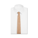 Summer Floral Modern Tie // Tan