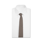 Houndstooth Modern Tie // Brown