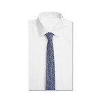 Herringbone Modern Tie // Blue