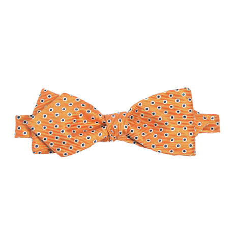 Dotted Bow Tie // Orange