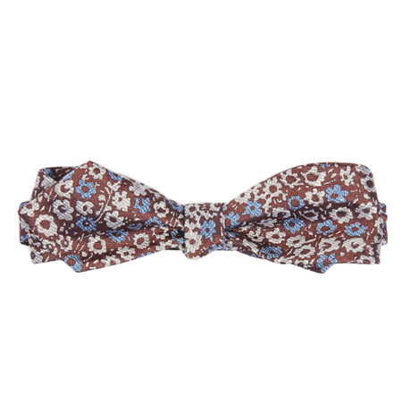 Floral Bow Tie // Maroon