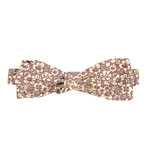 Hawaiian Floral Bow Tie // Tan