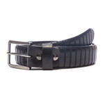 Dara Leather Belt // Black (32)