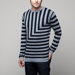 Maze Sweater // Black + Grey (S)