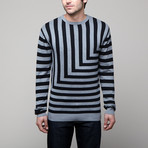 Maze Sweater // Black + Grey (S)