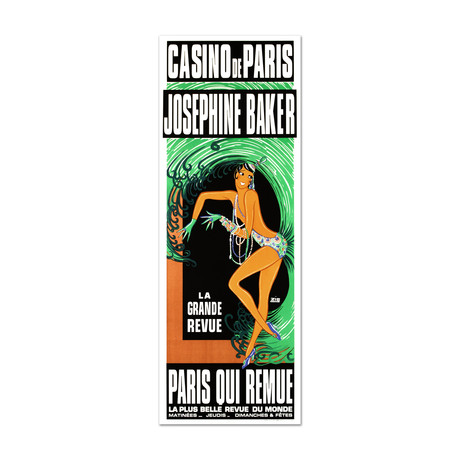 Casino de Paris Josephine Baker // Hand-Pulled Lithograph
