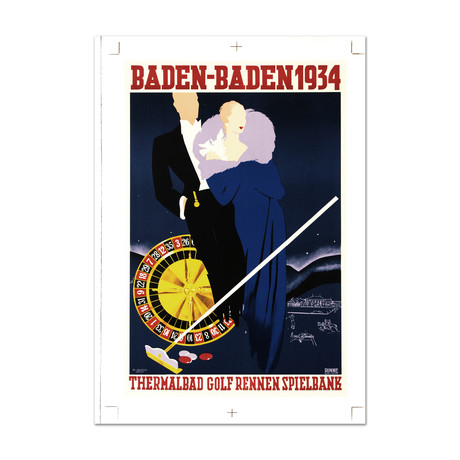 Baden Baden // Hand-Pulled Lithograph