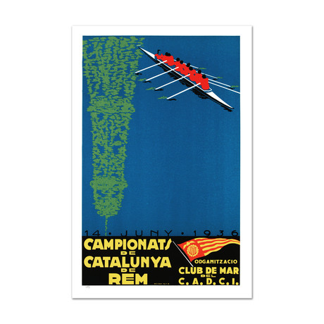 Campionats de Catalunya // Hand-Pulled Lithograph