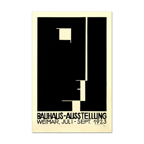 Bauhaus-Profile // Hand-Pulled Lithograph