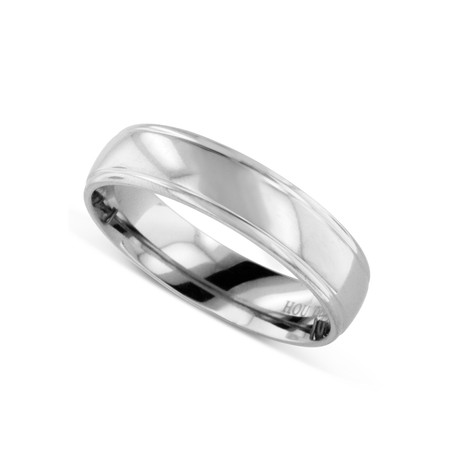Polished Titanium Ring (Size 8.5)