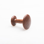 Stud Cufflinks (Mahogany)