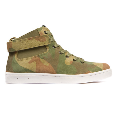 Nove 2 Camo LX High Top // Olvie Camo + White (US: 7)
