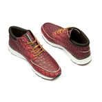 The 28 Lite MP // Maroon Croc + White (US: 9)