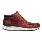 The 28 Lite MP // Maroon Croc + White (US: 9)