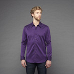 Whitehorse Long Sleeve Woven Shirt // Purple (XS)