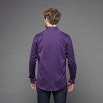 Whitehorse Long Sleeve Woven Shirt // Purple (XS)