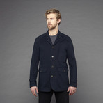 Wolf Woven Jacket // Navy (XL)