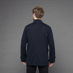 Wolf Woven Jacket // Navy (XL)