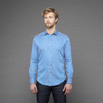 Abingdon Long Sleeve Woven Shirt // Blue (XS)