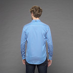 Abingdon Long Sleeve Woven Shirt // Blue (XS)