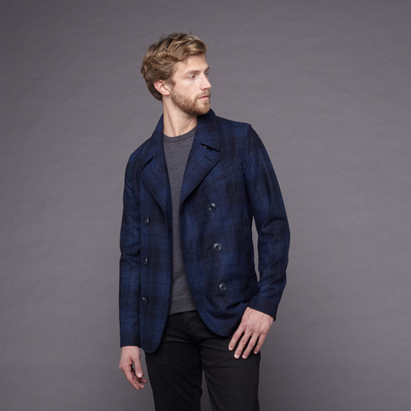 Springville Long Sleeve Woven Jacket // Navy (XS)