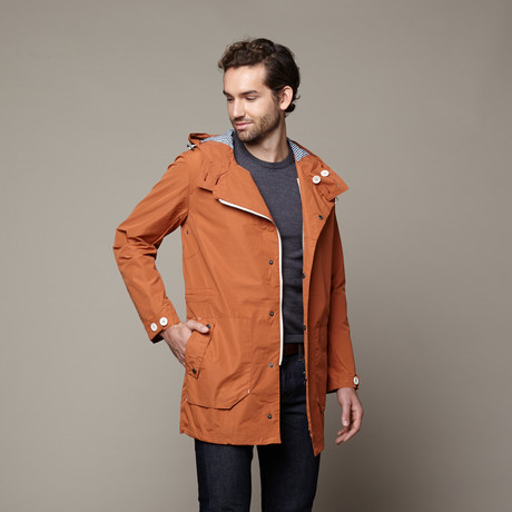 Eldon Hooded Parka // Burnt Orange (XS)