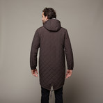 Kyle Hooded Parka // Dark Brown (M)