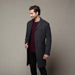 Lord John Wool Overcoat // Charcoal (US: 48)